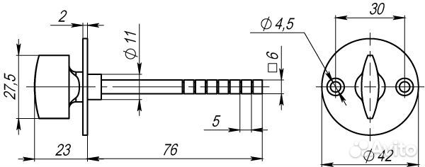 Armadillo BK6.R.SB30 CP-8 хром