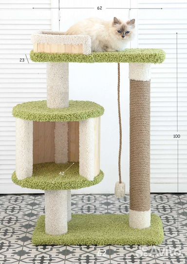 Домик для кошки с когтеточкой