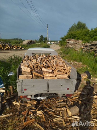 Дрова колотые сухие