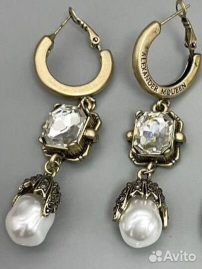 Alexander mcqueen серьги