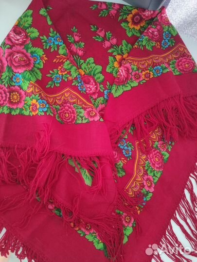 Павлопасадский платок шерсть