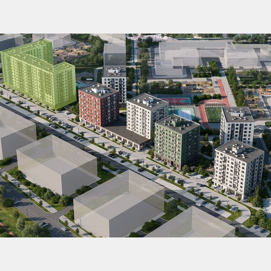 3-к. квартира, 79,9 м², 9/11 эт.