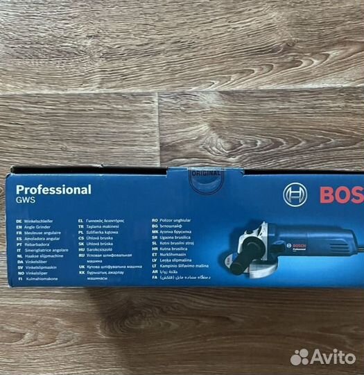 Ушм Bosch GWS8 Ф125mm 1000w (с регулировкой)