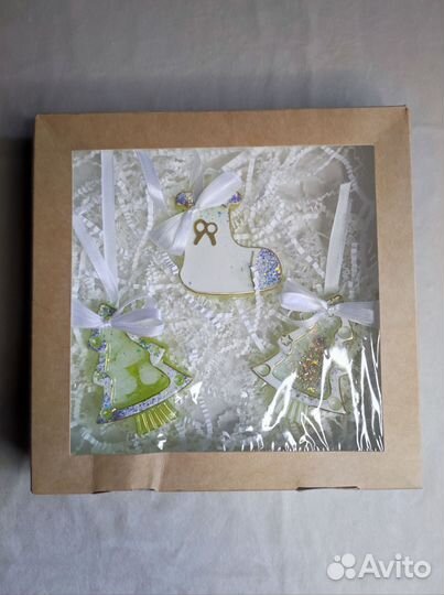 Ёлочные игрушки из эпоксидной смолы