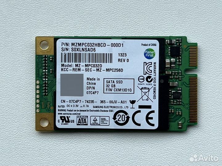 SSD msata Samsung 32Gb