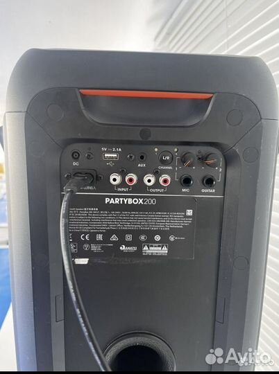 Колонка jbl partybox 200