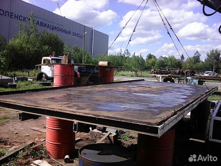 Платформа для грузовика 6,2 х 2,5м. подрамник 