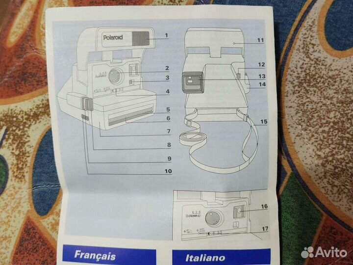 Плёночный фотоаппарат polaroid