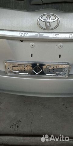 Рамка номера хром