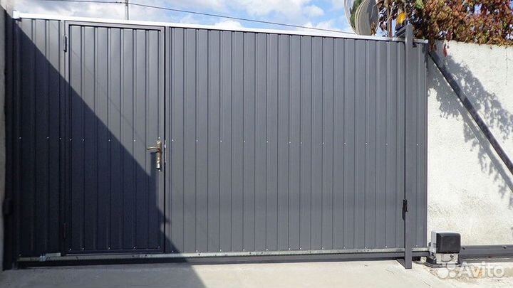 Ворота откатные под ключ