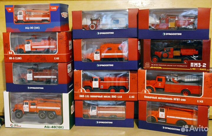 Пожарные авто deagostini