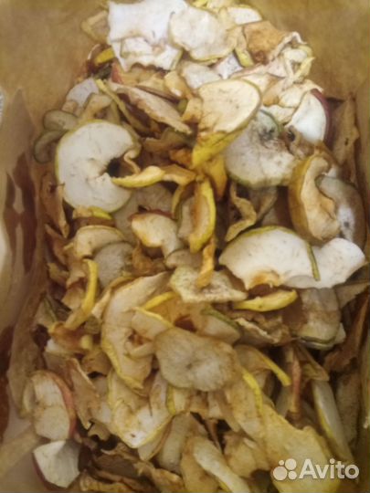 Фруктовые чипсы яблоки груши