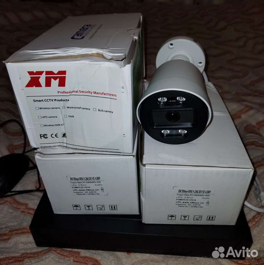Комплект видеонаблюдения ip 4 камеры
