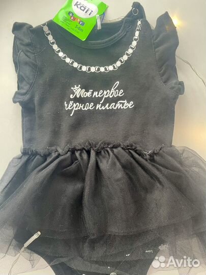 Платье боди для девочки 62 68