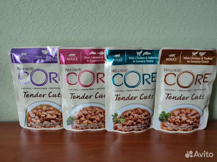 Влажный корм для кошек Core