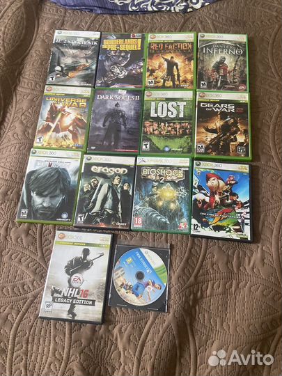 Диски с играми на xbox 360