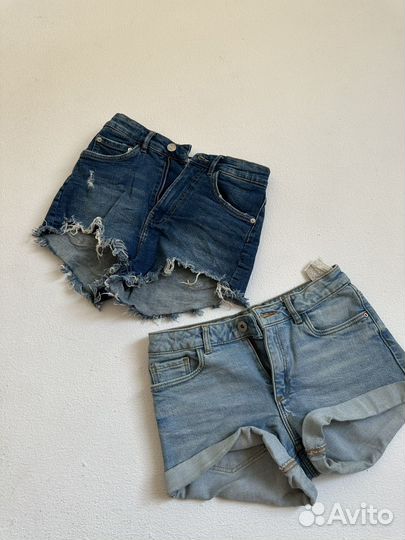 Шорты джинсовые zara