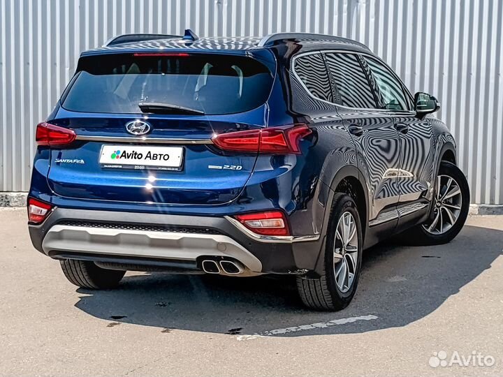 Hyundai Santa Fe 2.2 AT, 2020, 56 794 км