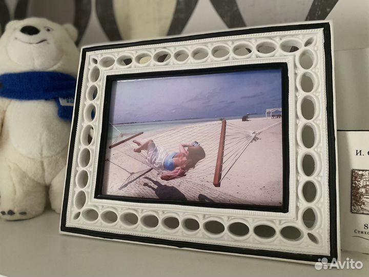 Форфоровая новая рамка для фото