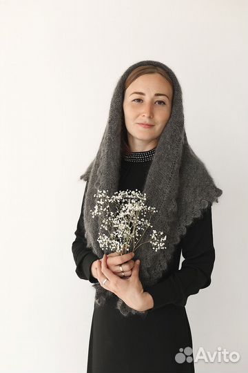 Пуховая косынка