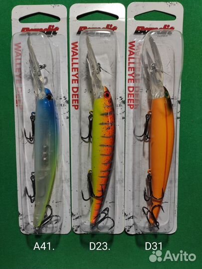 Воблеры Bandit Walleye Deep (оригинал)