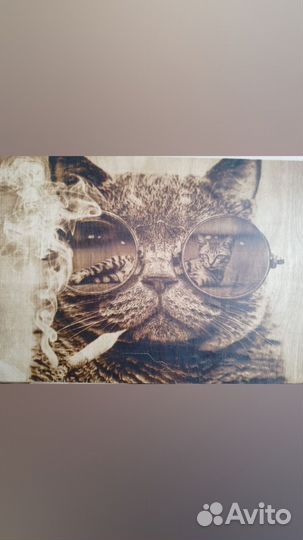 Выжигание портретов, картин на дереве 