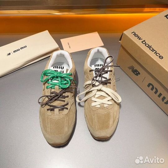 Кеды MIU MIU New Balance