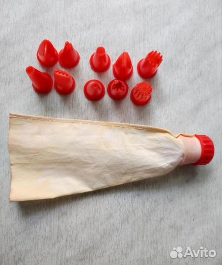 Кондитерский мешок с насадками