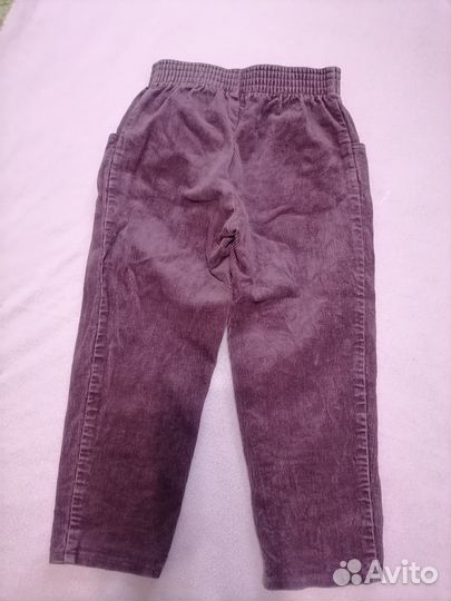 Вельветовые штаны