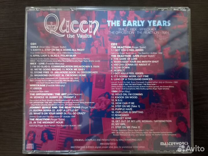 Queen Vaults The Early Years 2CD bootleg pre Queen