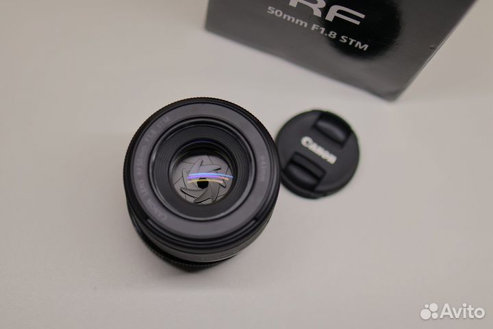 Объектив Canon 50mm 1.8 RF (как новый 2024)