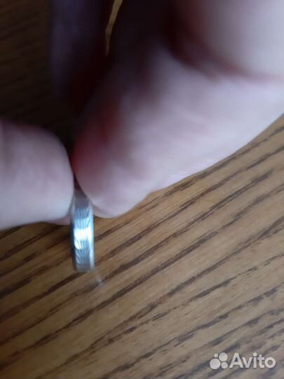 Кольцо серебро