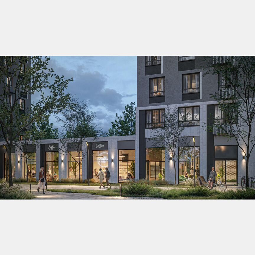 1-к. квартира, 40,9 м², 12/17 эт.