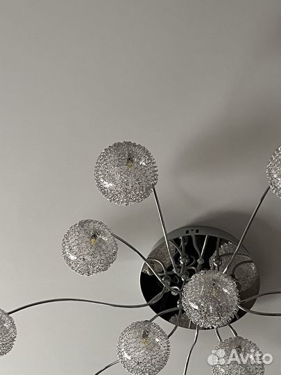 Люстра потолочная светодиодная с пультом