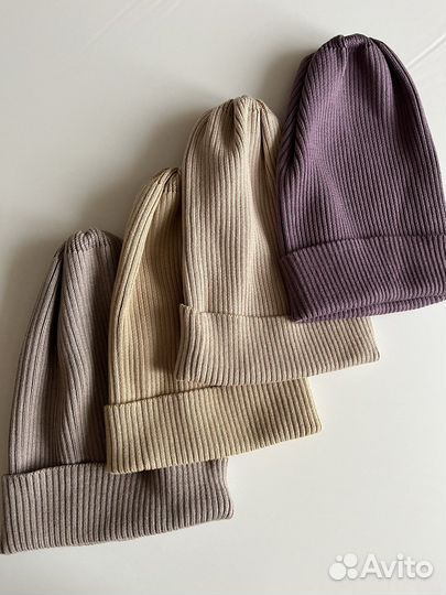 Шапка шерсть мериноса/шапка хлопок