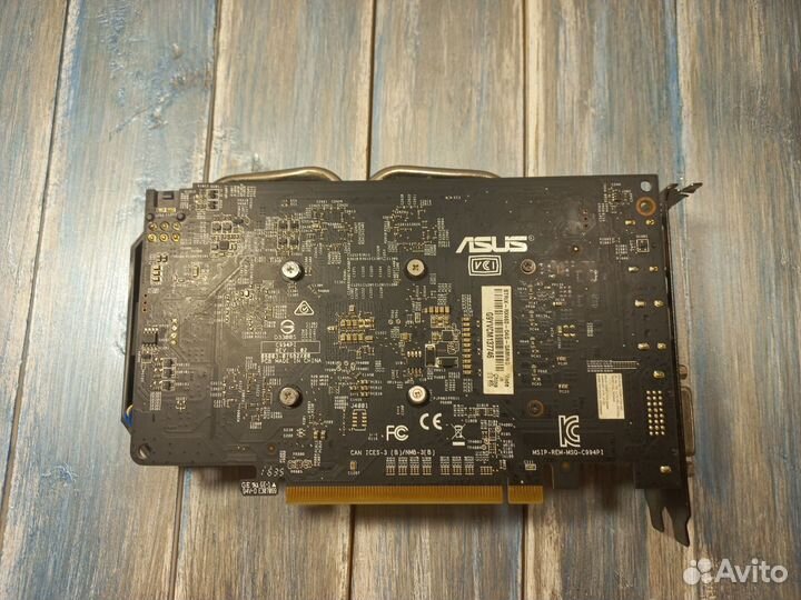 Видеокарта Asus rog strix rx460 4gb