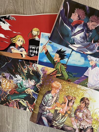 Плакаты постеры аниме