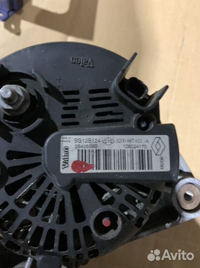 Генератор Рено Меган Сценик 2