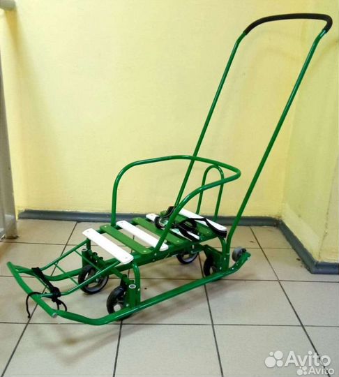 Санки с колесами новые