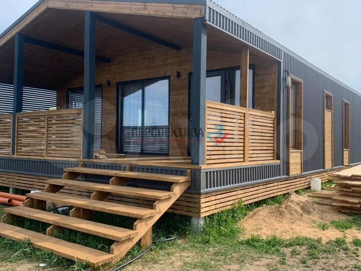 Дом 77 м² на участке 8,2 сот.