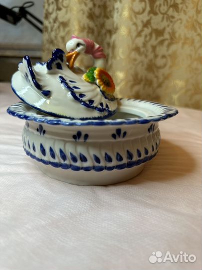 Сахарница фарфор СССР