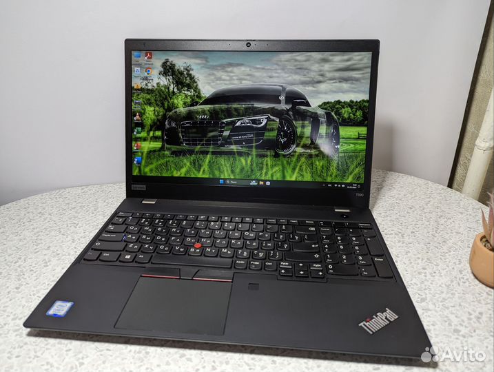 Большой Thinkpad T590 i7-8 ядер/16гб/IPs Матовый