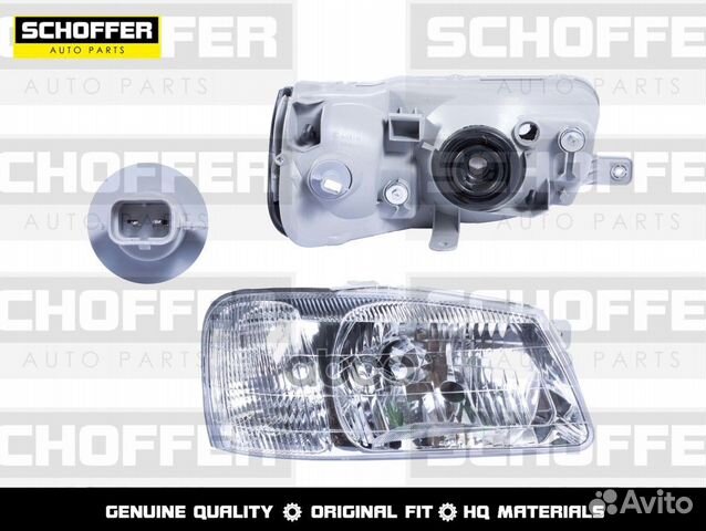 Фара правая Hyundai Accent Тагаз 2000- мех. кор