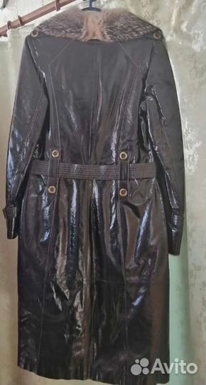 Женская кожаная дубленка