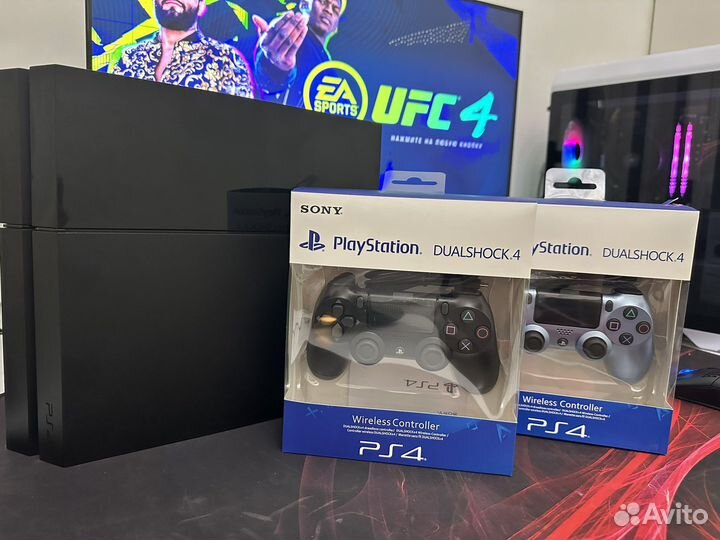 Sony PS4 fat 500 GB+ 40 игр