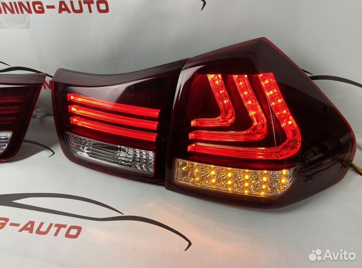 Стоп сигналы Lexus RX330 LED стиль 2019 года