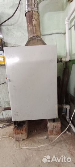Котел с водяным контуром на отработке