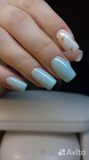 Покрытие гель лаком наращивание smart педикюр