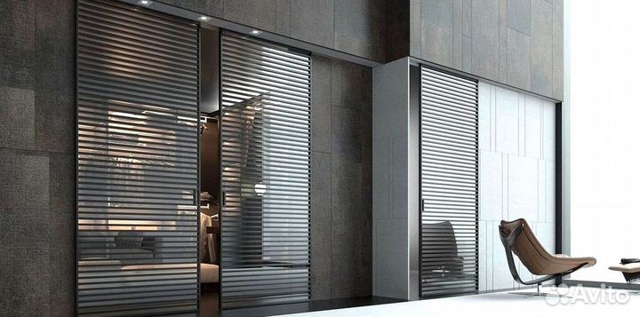 Реечные перегородки / Перегородки из реек