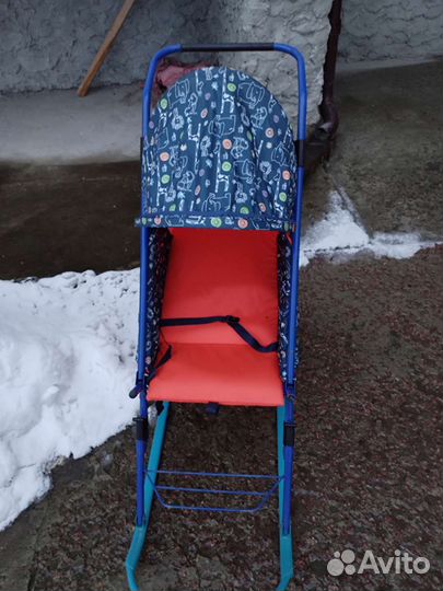 Коляска санки